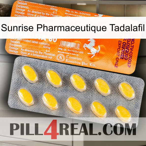 Sunrise Pharmaceutical Tadalafil new05